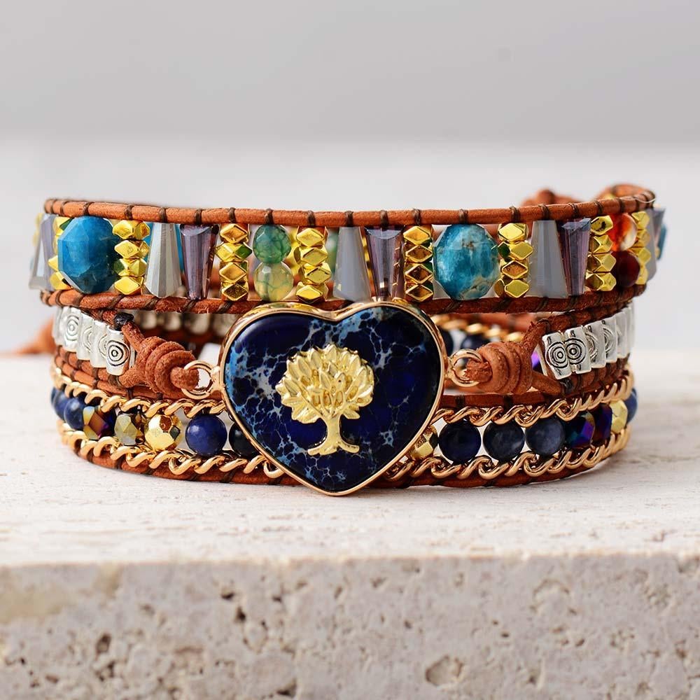 LEVENSBOOM SPIRITUELE HART ARMBAND