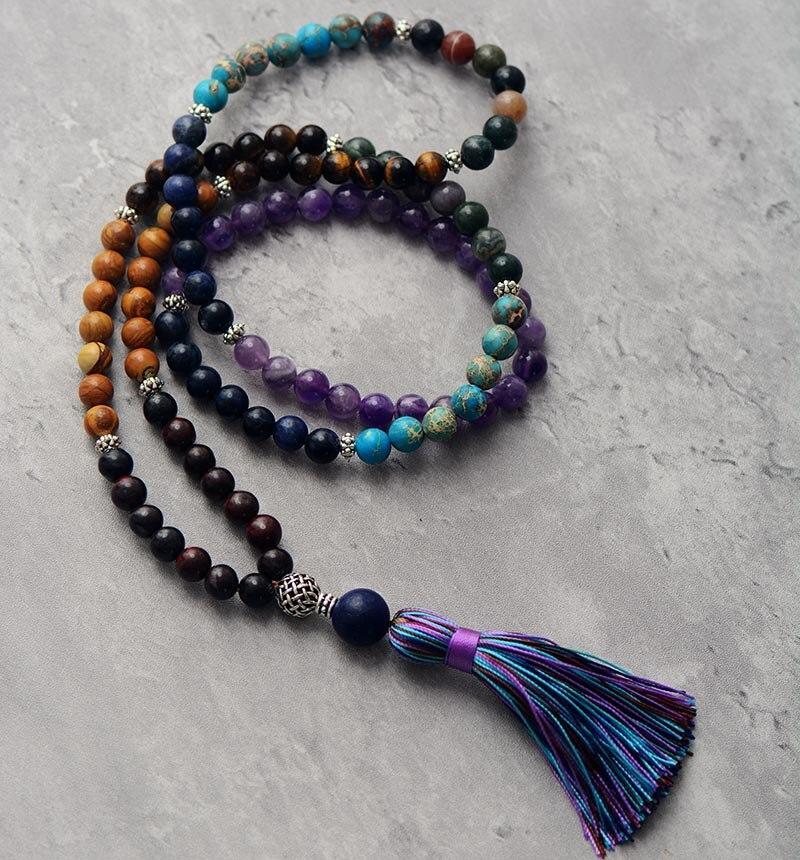 108 KRALEN SPIRITUELE VERLICHTING MALA KETTING