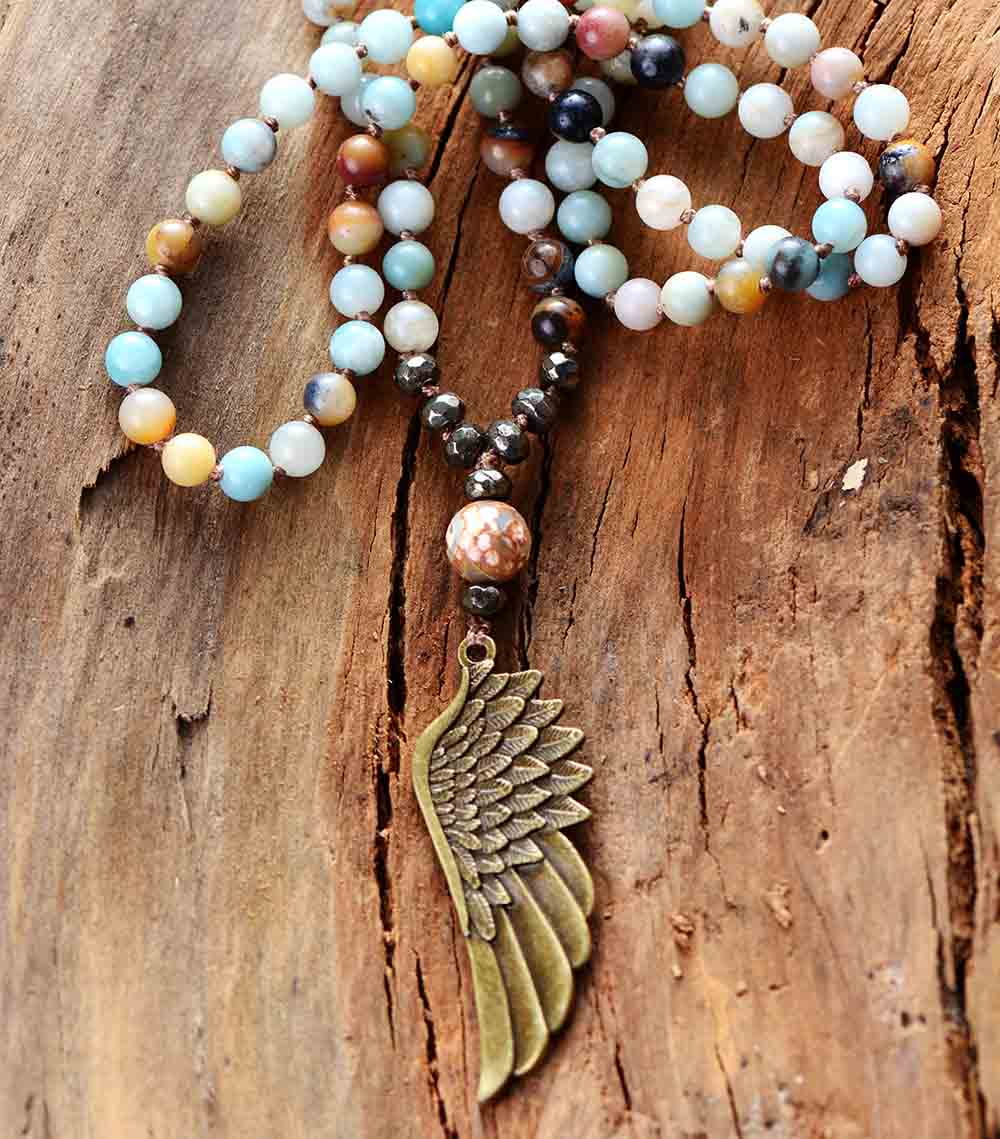 ENGELENVLEUGELS' VINTAGE MALA PYRIET HANGER