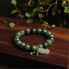 FENG-SHUI JADE ARMBAND MET PIXIU BEDEL