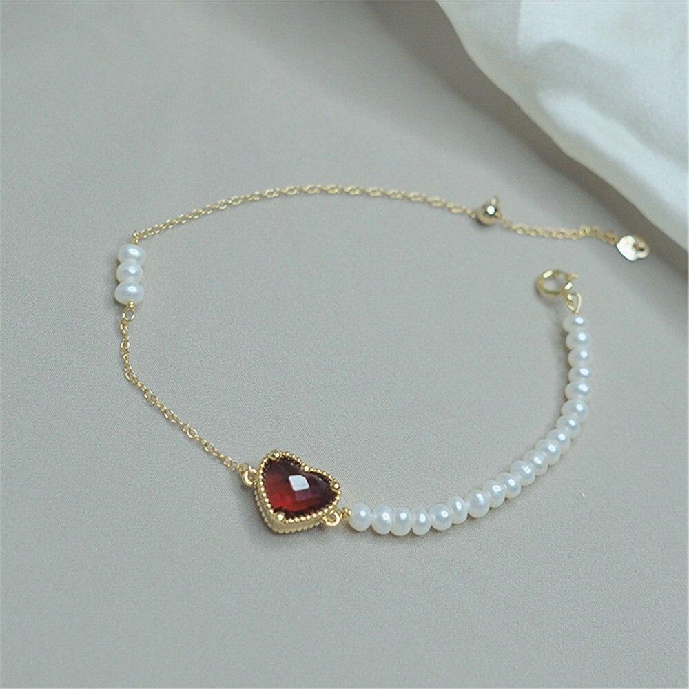 NATUURLIJKE PAREL KLASSIEKE 'LOVERS' ARMBAND