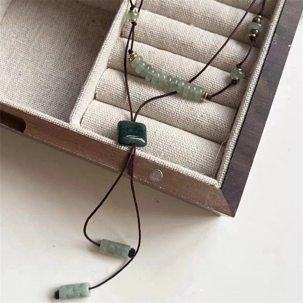 Destiny Dreams Groene Aventurijn Gelaagde Ketting